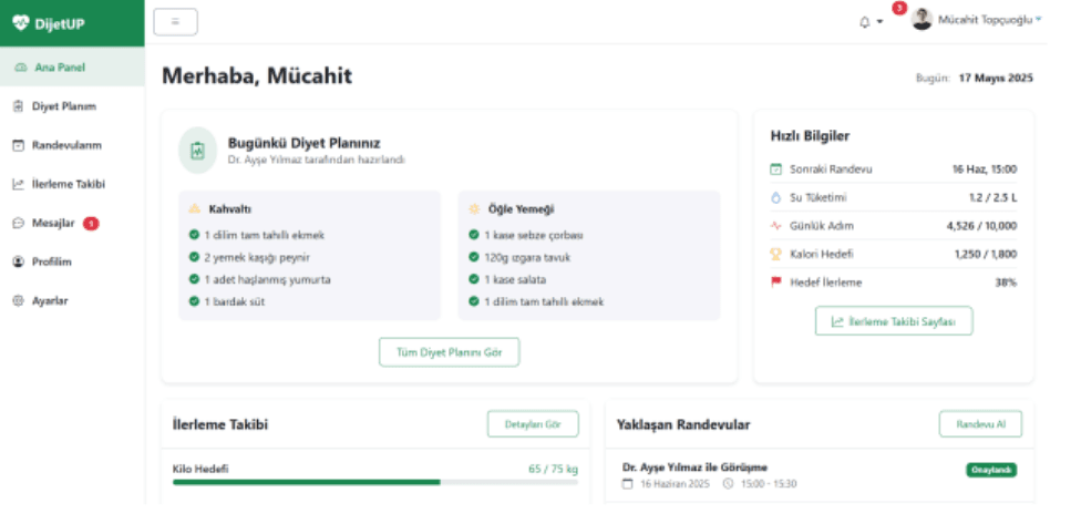 DotNet Diyetisyen-Hasta Takip Uygulaması - Screenshot 2