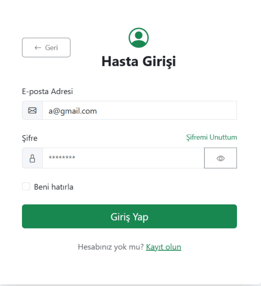 DotNet Diyetisyen-Hasta Takip Uygulaması - Screenshot 4