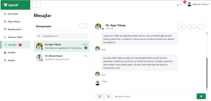 DotNet Diyetisyen-Hasta Takip Uygulaması - Screenshot 6