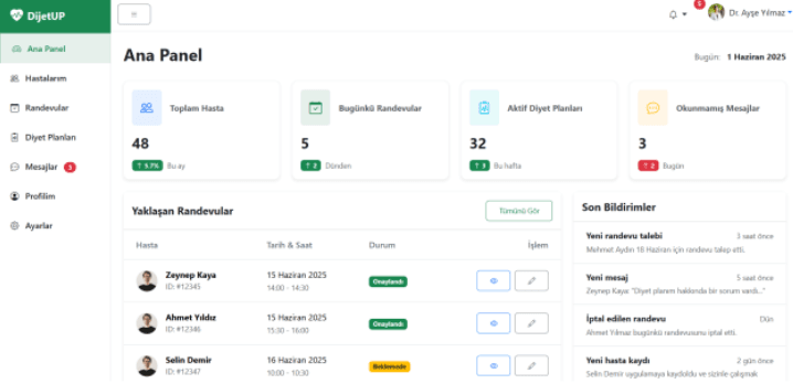 DotNet Diyetisyen-Hasta Takip Uygulaması - Screenshot 9