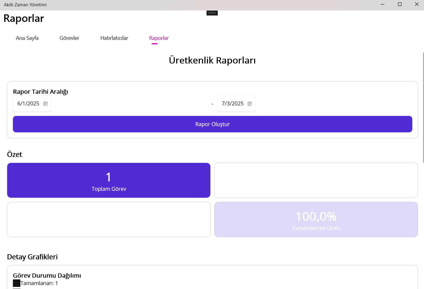 Akıllı Zaman Yönetimi Asistanı - Screenshot 9