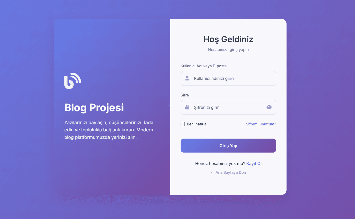 Spring Boot Blog & İçerik Yönetim Sistemi - Screenshot 16